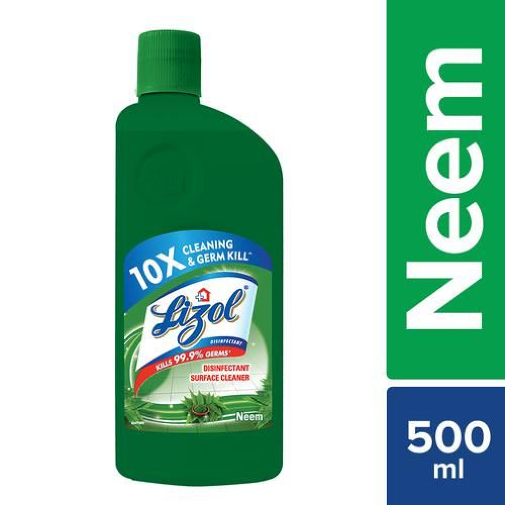 Lizol Disinfectant Surface Cleaner 500ml (Neem)