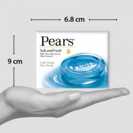 Pears Soft & Fresh Bar with Glycerin & Mint Extracts 125 g