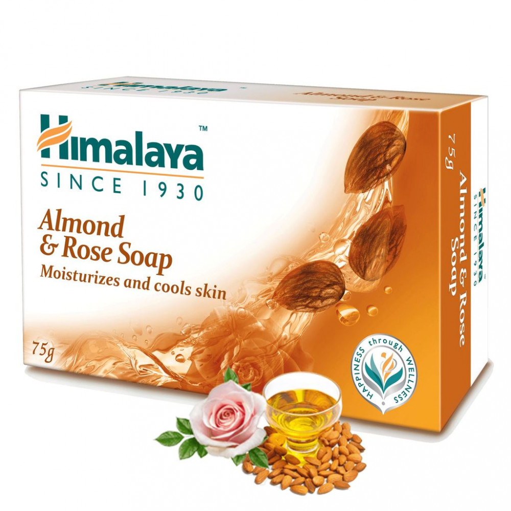 Himalaya Almond & Rose Soap 75g