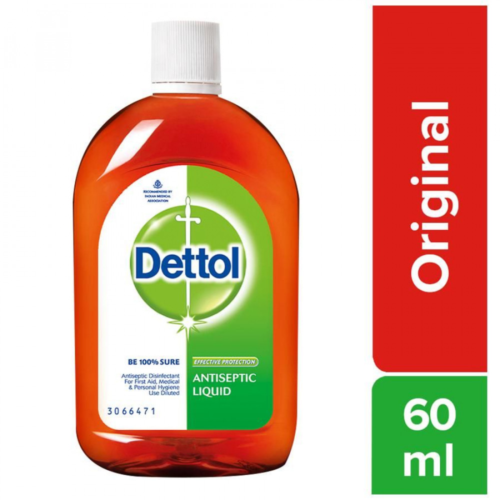 Dettol  Antiseptic Disinfectant Liquid 60ml